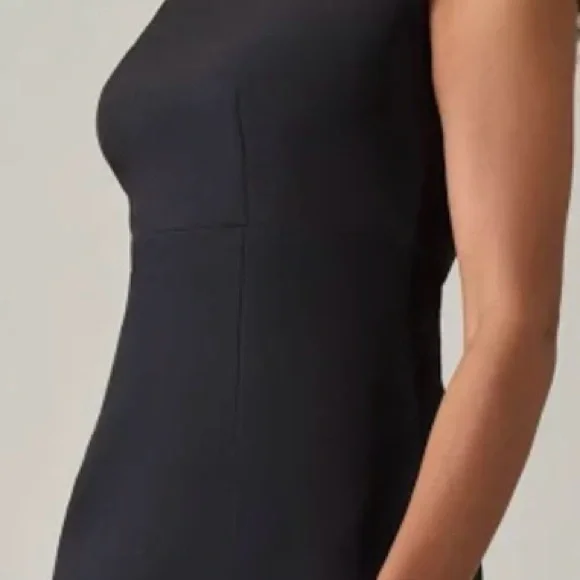 Royal Blue Summer Sleeveless Kasper Dress With Cutout. Sz 8P - Picture 3 of 11